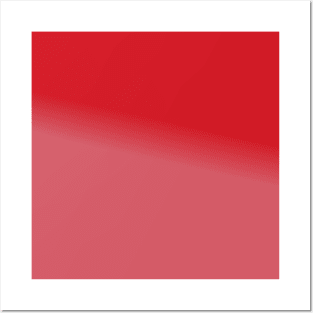 Red Gradient Color Posters and Art